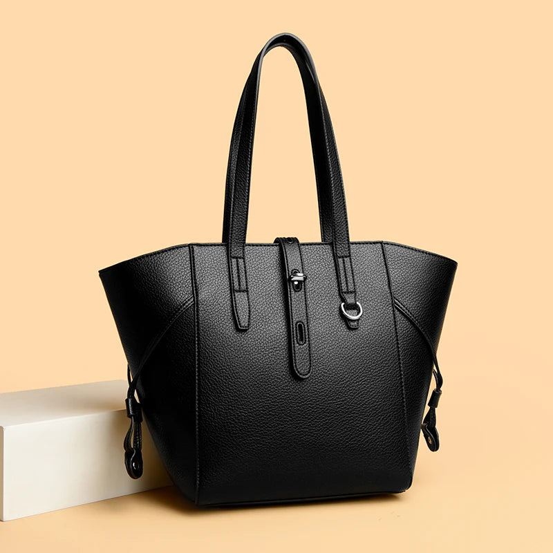 Luxury Brand PU Leather Shoulder Bags Women Fashion Large Capacity Handbag Elegant Crossbody Purse For Ladies Casual Office Tote