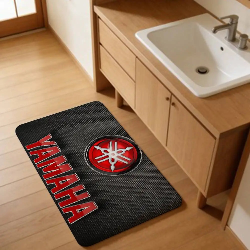 Motorcycle Classic Logo Y-YamahaS Door Mat Nordic Style Bedroom Living Room Doormat Home Balcony Anti-Slip Alfombra