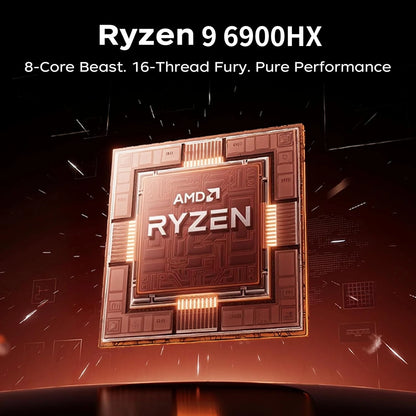 ACEMAGIC AMD Ryzen 9 6900HX Gaming Laptop 16 Inch IPS Display 16GB LPDDR5 512GB NVMe SSD Radeon 680M Graphics Windows 11 Pro WiF