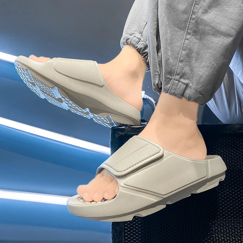 Outdoor Sandals Beach Casual Shoes New Summer Men Massage Slippers Sides Indoor Soft Sole Slides Men Flip-flops Men's Footwear