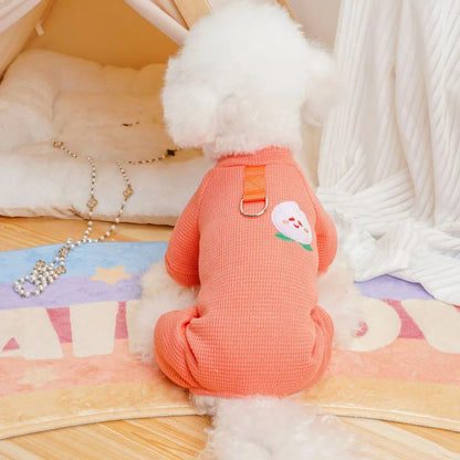 Dog Clothes Mesh Pajamas Jumpsuit Overalls For Small Dogs Chihuahua Shih Tzu Puppy All-In-One Tracksuit Pet Costume Bodysuit XXL