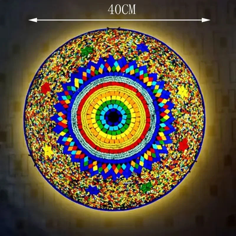 Stained Glass Ceiling Lamps Led Lights for Living Room Bedroom Chandelier Kitchen Lighting Fixture Tiffany Home Luminaria Decor