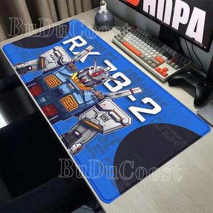 Mouse Pad Gundam RX-78-2 Anime Gaming XXL Non-slip Mousepad PC Computer Keyboard Office HD printing overlock esports Desk Mat