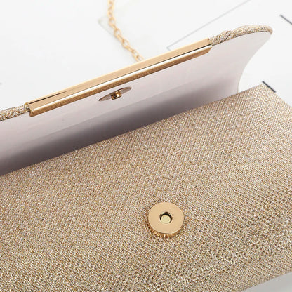 European and American sequined marriage party storage bag, women's dinner bag, chain single-shoulder women's evening dress bag