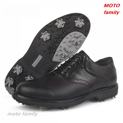 Motorcycle shoes Non-slip cycling shoes can be used as golf shoes motorcycle boots black and white