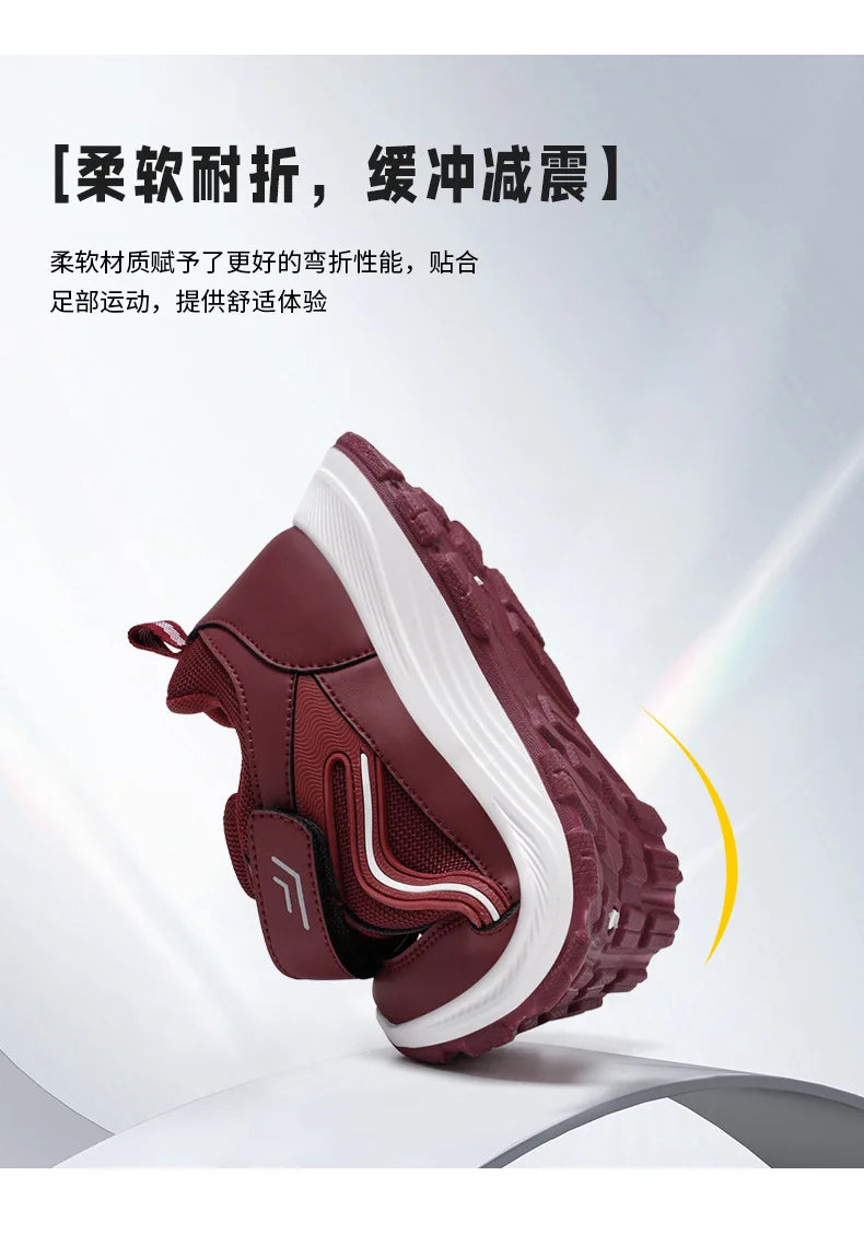 Women's Autumn New Shoes Breathable and Comfortable Walking Shoes Winter Sneakers Women Velcro Sneakers  Casual Shoes