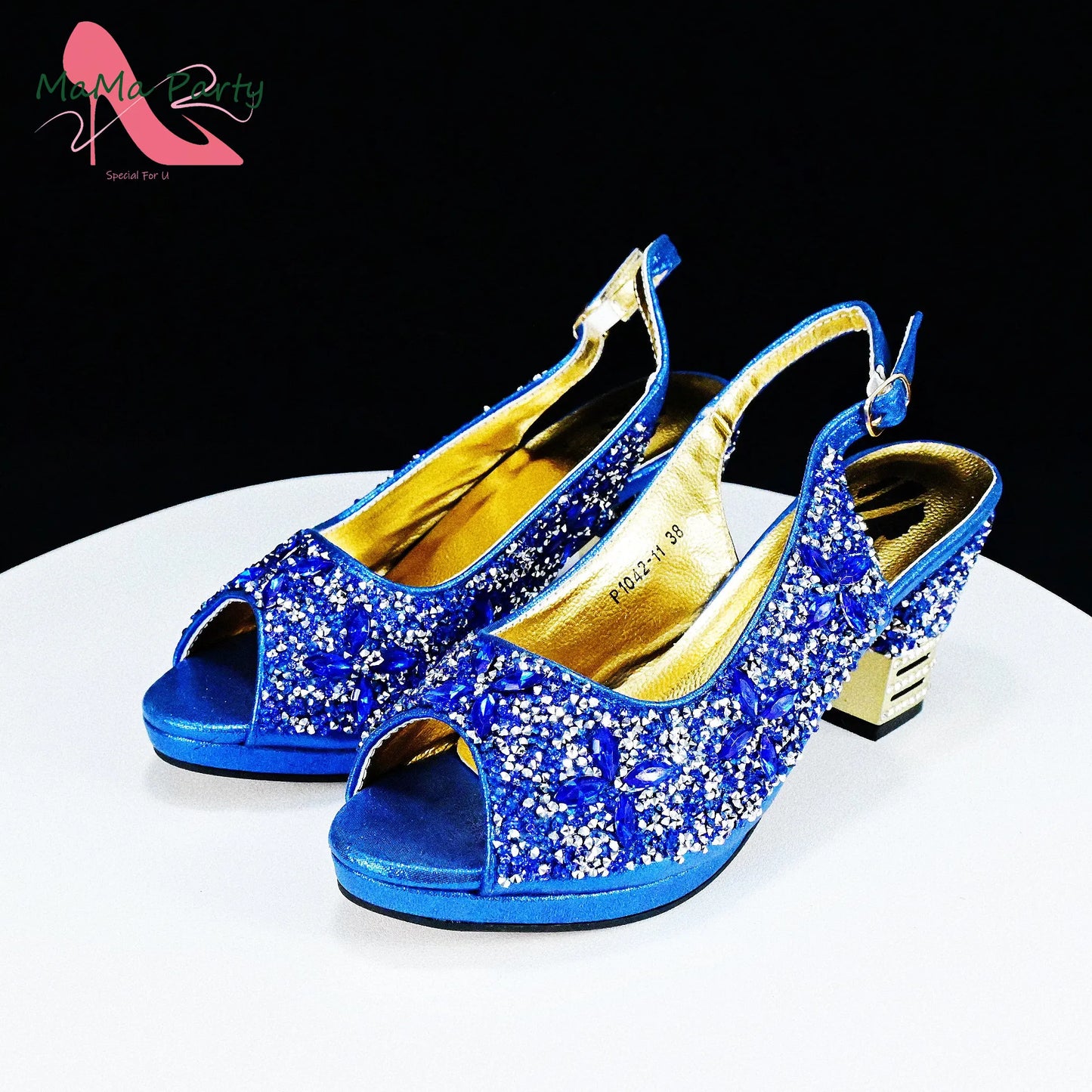 2025 Fashion Style Nigerian Ladies Lovely Shoes and Bag to Match Set in Gold Color Specials Pumps for Dress