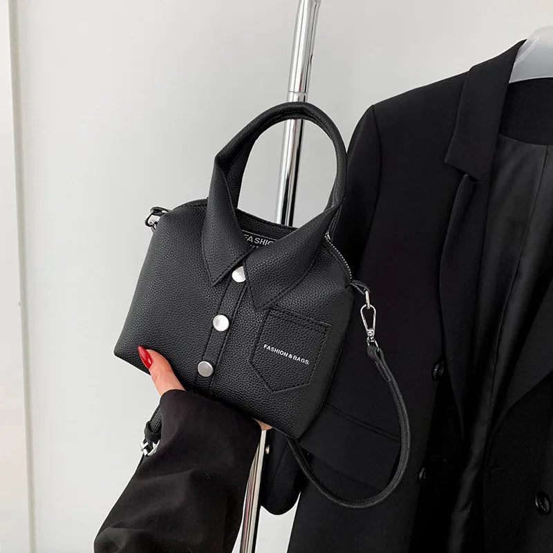 PU Square Compact Shoulder and Crossbody Bags Zipper Unique Design High Quality Hand Bags for Women 2026 Designer Style Bolso