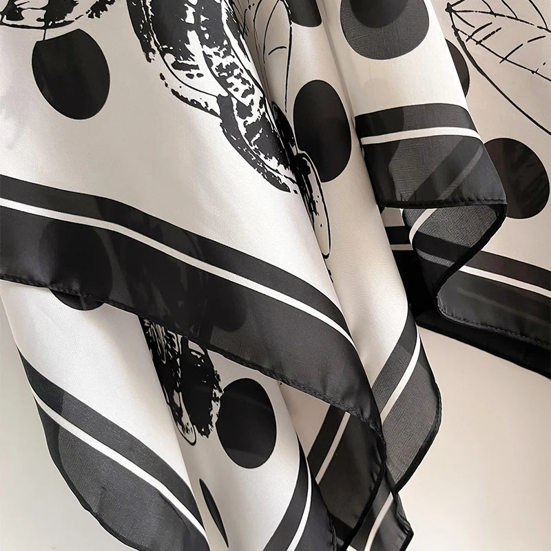 110*110CM Ladies Fashion Beach Summer Thin Printed Hijab Shawl Long Chiffon Scarf Women Muslim Paisley Shawl 2025
