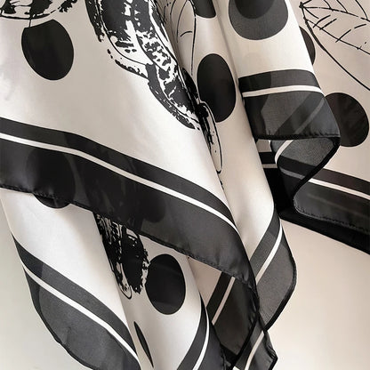 110*110CM Ladies Fashion Beach Summer Thin Printed Hijab Shawl Long Chiffon Scarf Women Muslim Paisley Shawl 2025