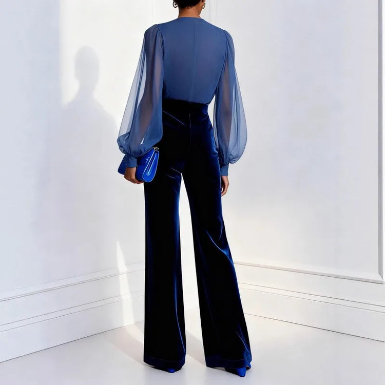 MsChuh Jumpsuits For Woman Bodysuits Jumpsuit Dignified Simple Style Elegant Temperament Commuting Slim Long Sleeves Fashionable