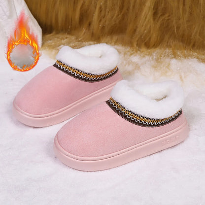 Fluffy Women's Slippers Home Casual Plush Ankle Boots Female Winter Fuzzy Fur Luxury Designer Plarform Shoes Girl Indoor Outdoor