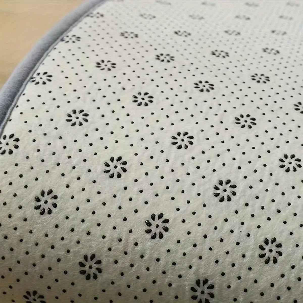 Soft Plush Kitchen Mat Square Flannel Water Absorbent Non Slip Rug for Bathroom Toilet Entrance Hallway