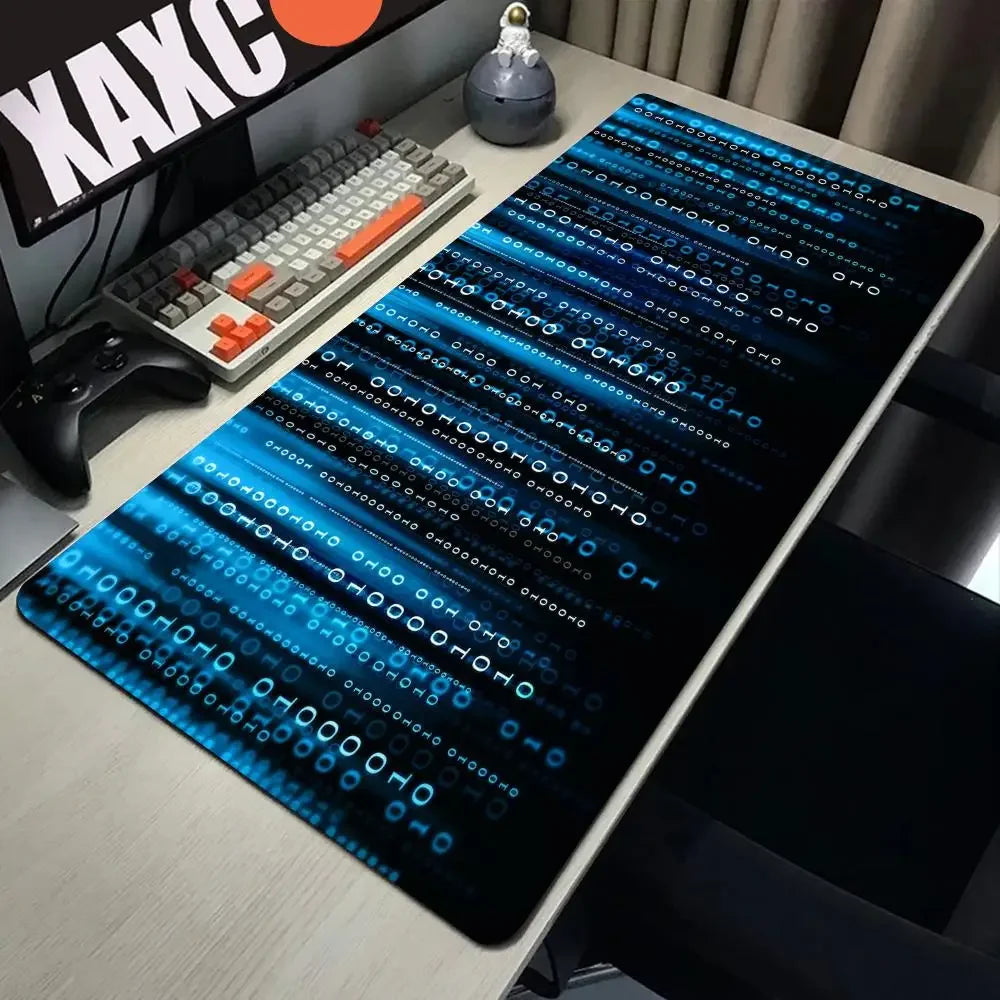 Hacker mouse pad game player mouse pad rubber non-slip table mat game accessories computer professional keyboard pad oversized