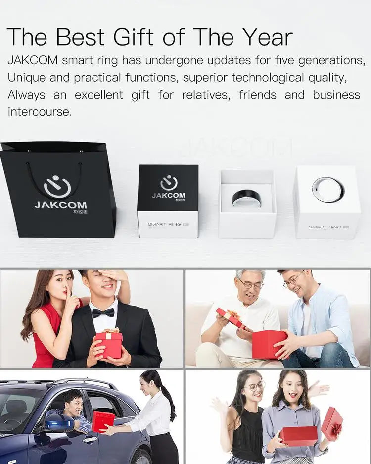 2026 New Jakcom R5 Smart Ring 6 RFID Cards Smart Sharing Smart Wearable Device for GPS ID IC NFC IOS Android WP Mobile Phones