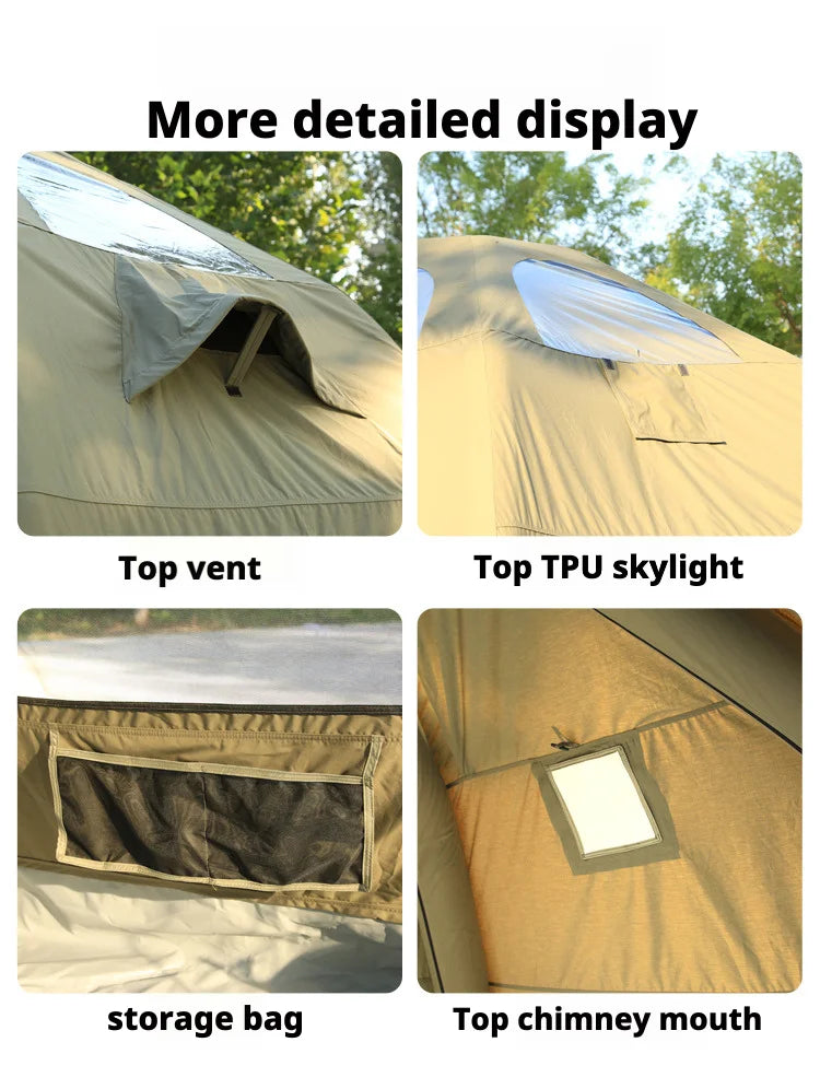Outdoor Tent Inflatable Glamping Air Waterproof Geodesic Dome Camping Tent Tente Gonflable Pop up Marquee Luxury Hot Tent