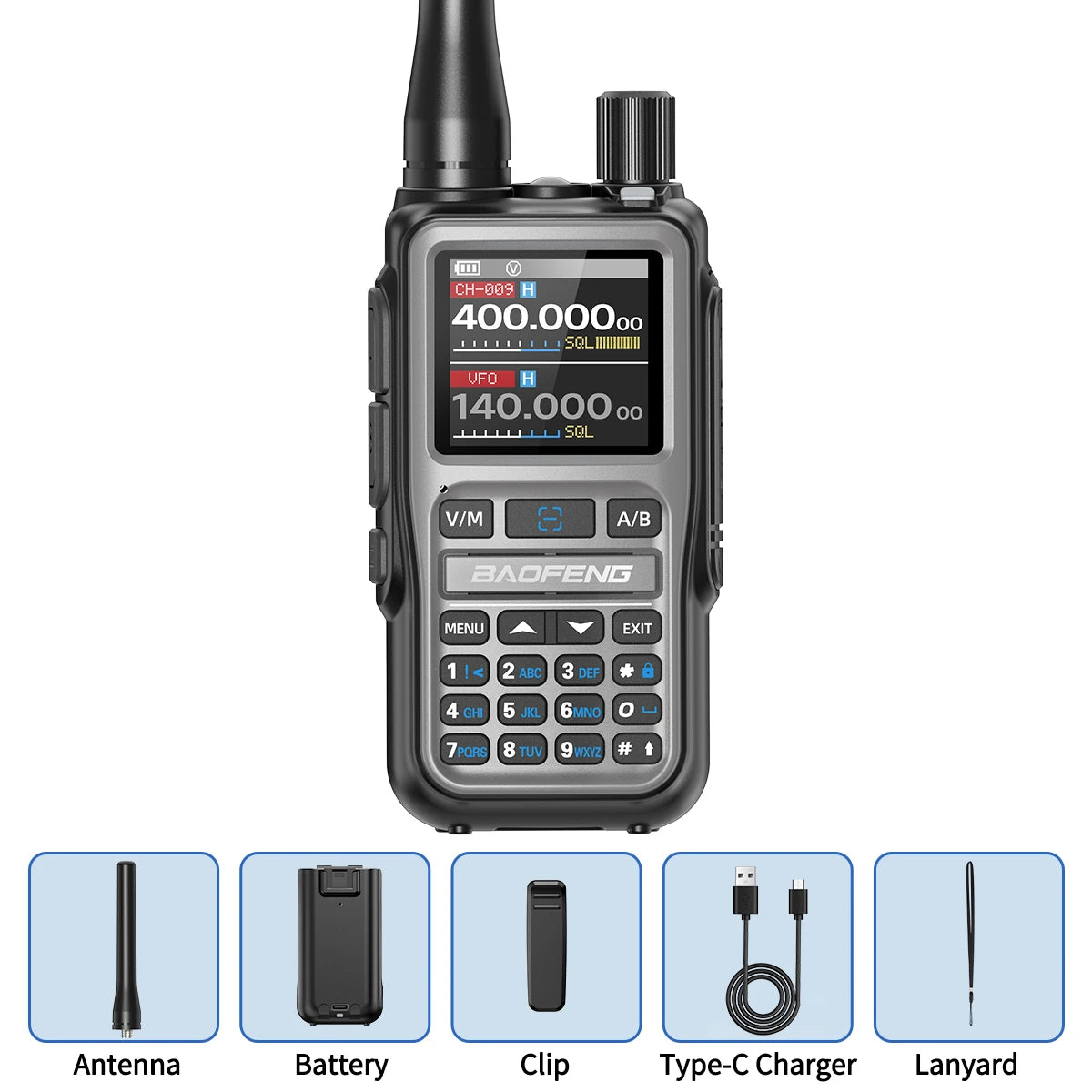 BAOFENG UV-5R Mini Walkie Talkie Multi Band｜Bluetooth Programming Wireless Copy Frequency｜999CH Portable Long Range Ham Radio