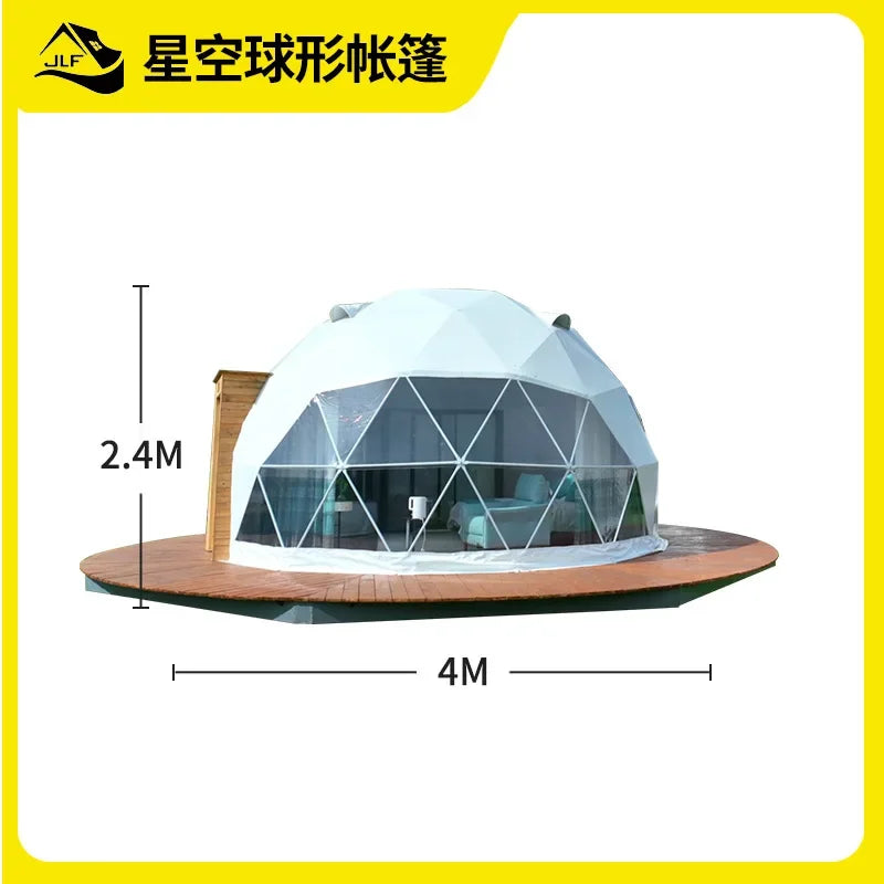 Outdoor Activities Advertising Exhibition Camping Starry Sky Spherical Tent House Hotel Camp Homestay Tent