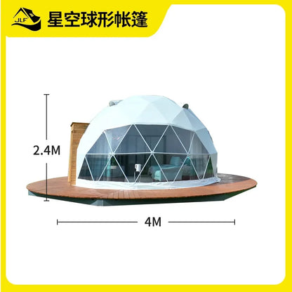 Outdoor Activities Advertising Exhibition Camping Starry Sky Spherical Tent House Hotel Camp Homestay Tent