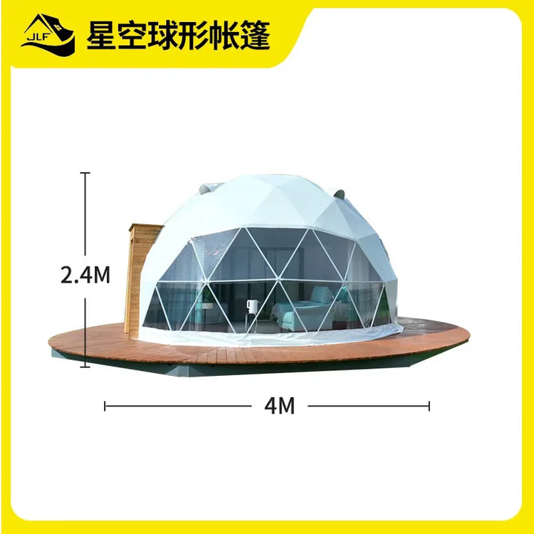 Outdoor Activities Advertising Exhibition Camping Starry Sky Spherical Tent House Hotel Camp Homestay Tent