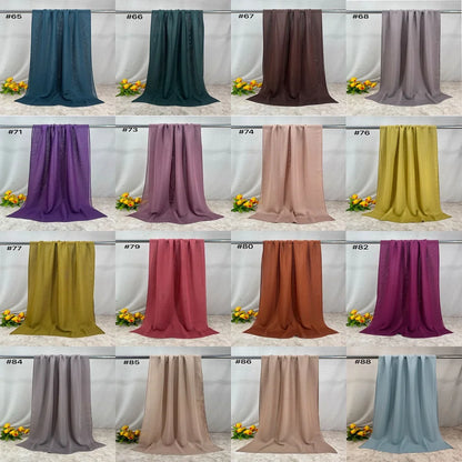 Mini Modal Hijab with Undercap Set Basic Stretchy Pullover Headscarf Thin Breathable Sunscreen Head Wrap Hijabs Scarf 165*50cm