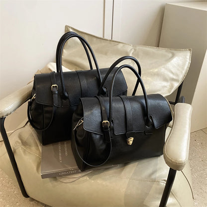 MOODS Branded Luxury Top-handle Bags For Women 2 Sized Big Capacity Boston Shoulder Crossbody Bags 2024 Latest Designer Handbags