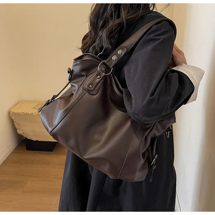 Female Hobo Handbag Large Capacity Shoulder Bags Big Stylsih Tote Bag Ladies Soft Leather Hobos Messenger Bags Women Сумочки