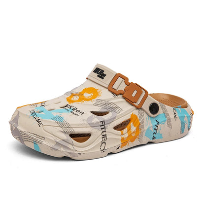 Dropship Men's Sandals Outdoor Slippers Beach Comfortable Slides Thick Soft Clogs Water Shoes Men Casual Shoes Men Beach Sandals