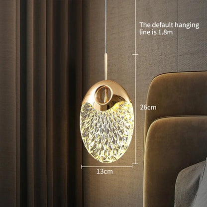 Stylish Modern Luxury Golden LED Pendant Lights Art Indoor Lamps for Hotel Hall Bedroom Living Room Home Decoration Chandelier