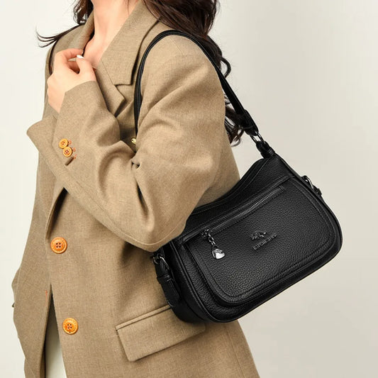 Top Quality Shoulder Crossbody Bags for Women New 2026 Designer Soft Pu Leather Women Bags Luxury Purses Handbags Messenger Bag