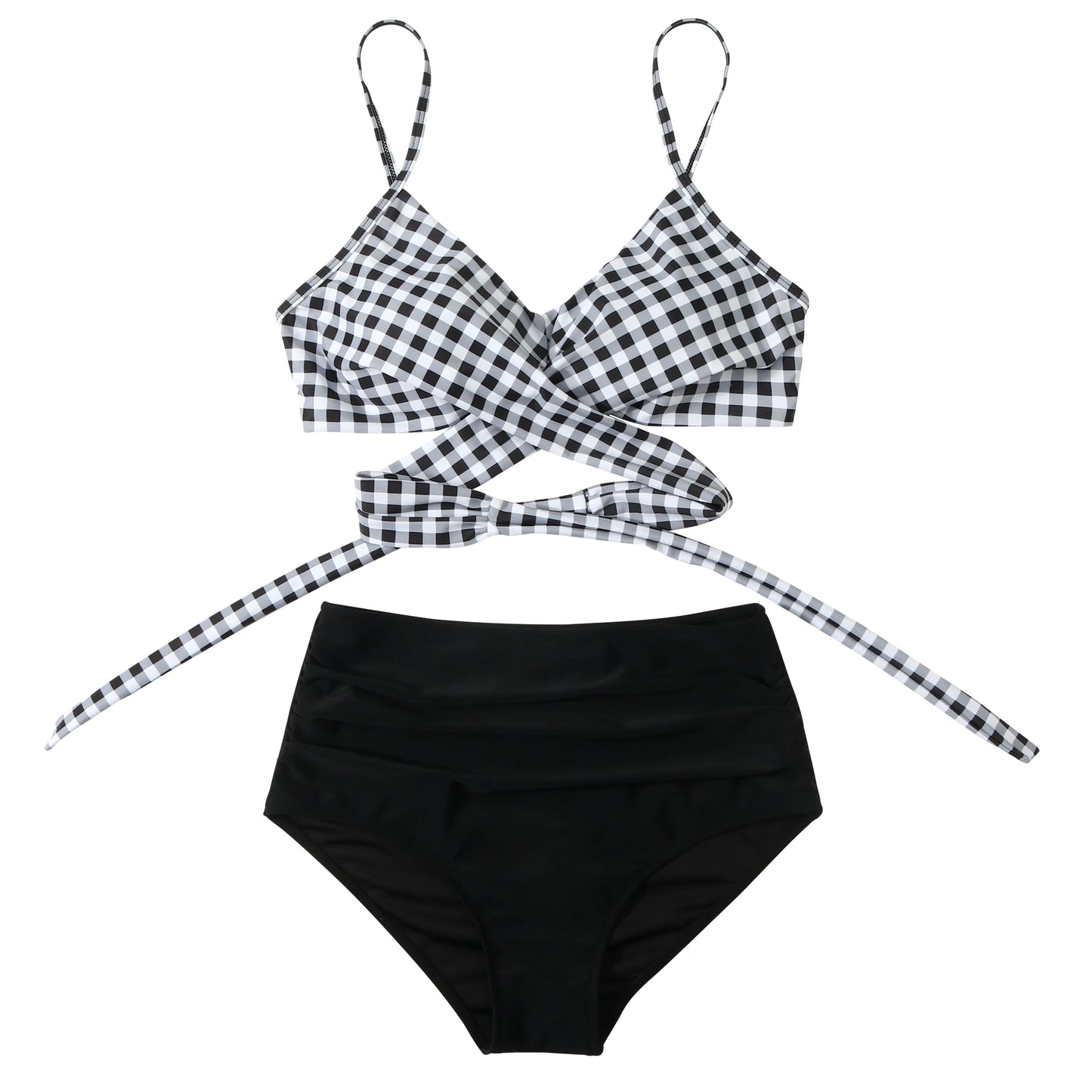 Push Up Bikini Women Swimsuits 2026 Sexy Swimwear Female Brazilian Bikini Set High Waist Biquini Swimming Suits Solid Beachwear