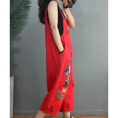 Denim Jumpsuits Women Straight Pants One Piece Outfit Women Rompes Loose Korean Style Casual Vintage Playsuits Women Clothing