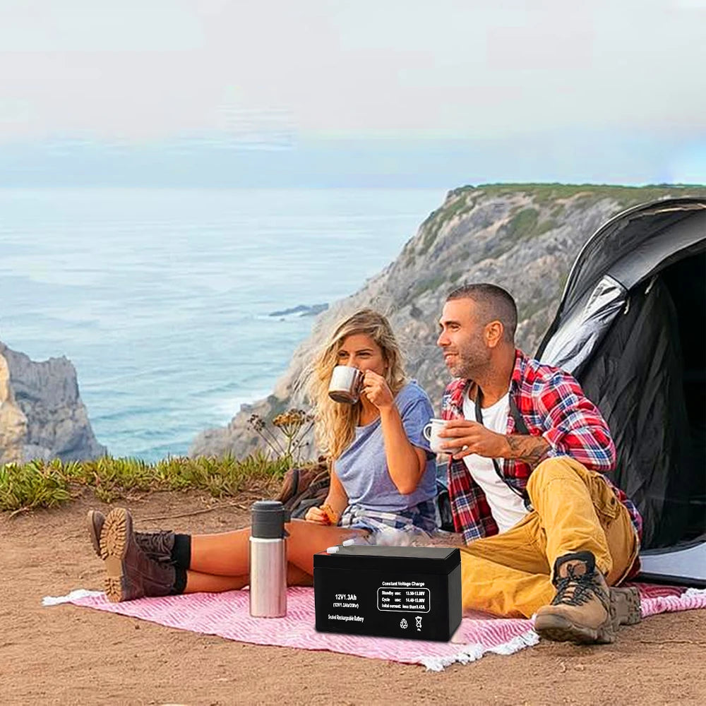 12V 4.5AH Maintenance Free Lead Acid Battery Solar Energy Storage For RV Camping Emergency Outdoor Solar System Household Use