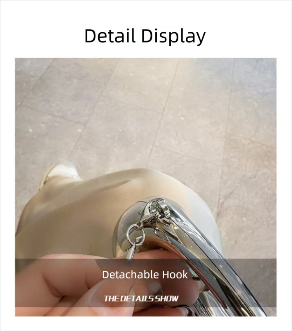 Fashion Acrylic Clutch Bags Elegant Small Handbags Portable Handle Wrist Bag for Women