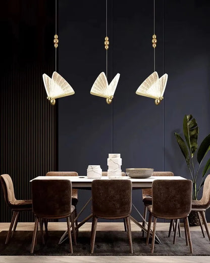 Minimalist LED Chandelier Lamps for Kitchen Dinning Room LED Pendant Lights Pendant Lamps for Foyer Corridor TV Background