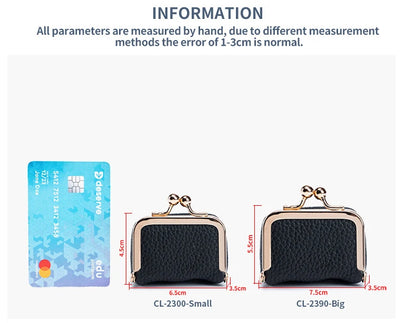 Women Wallets Small Genuine Leather Jewelry Bag Mini Headphone Bag Ring Necklace Earring Accessory Box Storage Bag Coin Purse