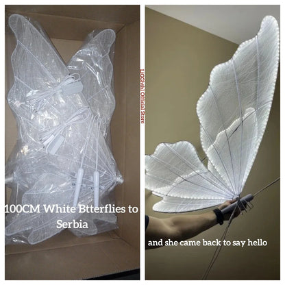 Wedding Light Decorations Butterfly Movement Modern Gold Romantic Butterfly LED Lights for Home Party Holiday Decor Lighting