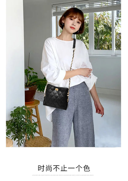 Design Handbag Shoulder Bags for Women Small Luxury Crossbody Bag High Quality Soft Leather Purse New Ladies Small Square Bag