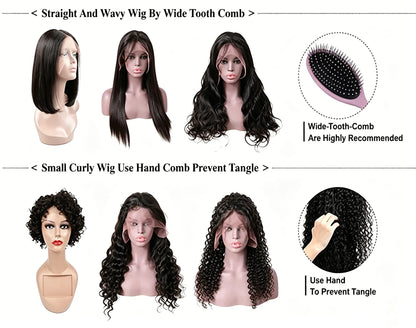 220% Density Straight 13x4 Lace Frontal Short Bob Wigs 100% Human Hair 4x4 Lace Closure Wig Virgin Bob Wigs #1B Natural Black