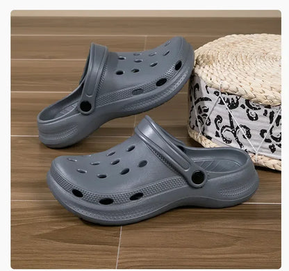 2026Summer Men Clogs Sandals Men's and Women's Leisure Slippers Beach Slides Home Garden Shoes Outdoor Sandals Plus Size46 47 48