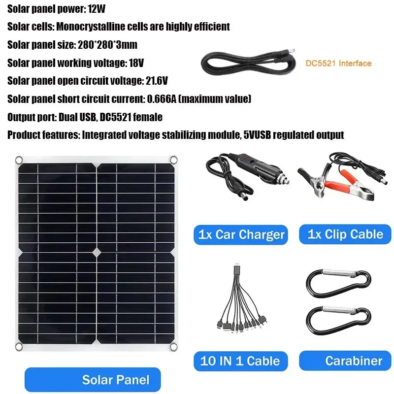 Portable Solar Power Station 500W 460Wh 300W, LiFePO4 Battery 220V EU Outdoor, BMS Storage System, Power Bank and UPS Function