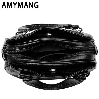 Luxury Handbags 3 Layers Large Capacity High Quality Designer Handbags Soft Leather Ladies Shoulder Crossbody Bag for Women Sac