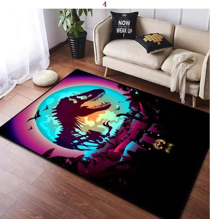 Jurassic Park Carpet Kids Carpets Living Room Tea Table Mats Bedroom Rug Washable Floor Mats Household Mat Dinosaur Carpet Decor