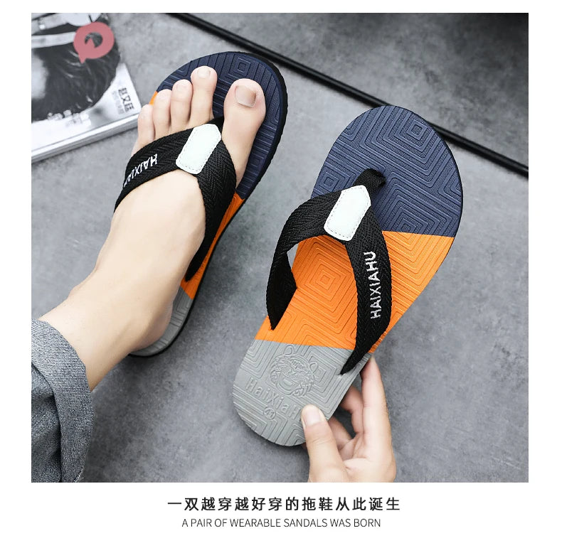 Men's Summer Flip Flops EVA Non Slip Slippers Soft High Quality Sandals Beach Indoor Slides Ultralight Fashion Orginal Shoes