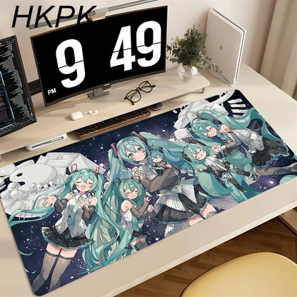 Anime Mouse Pad Gamer Keyboard Pad Desk H-hatsune Miku Mouse Mat Carpet Rubber Tapis Souris Gaming Notbook Exquisite PC Mousepad