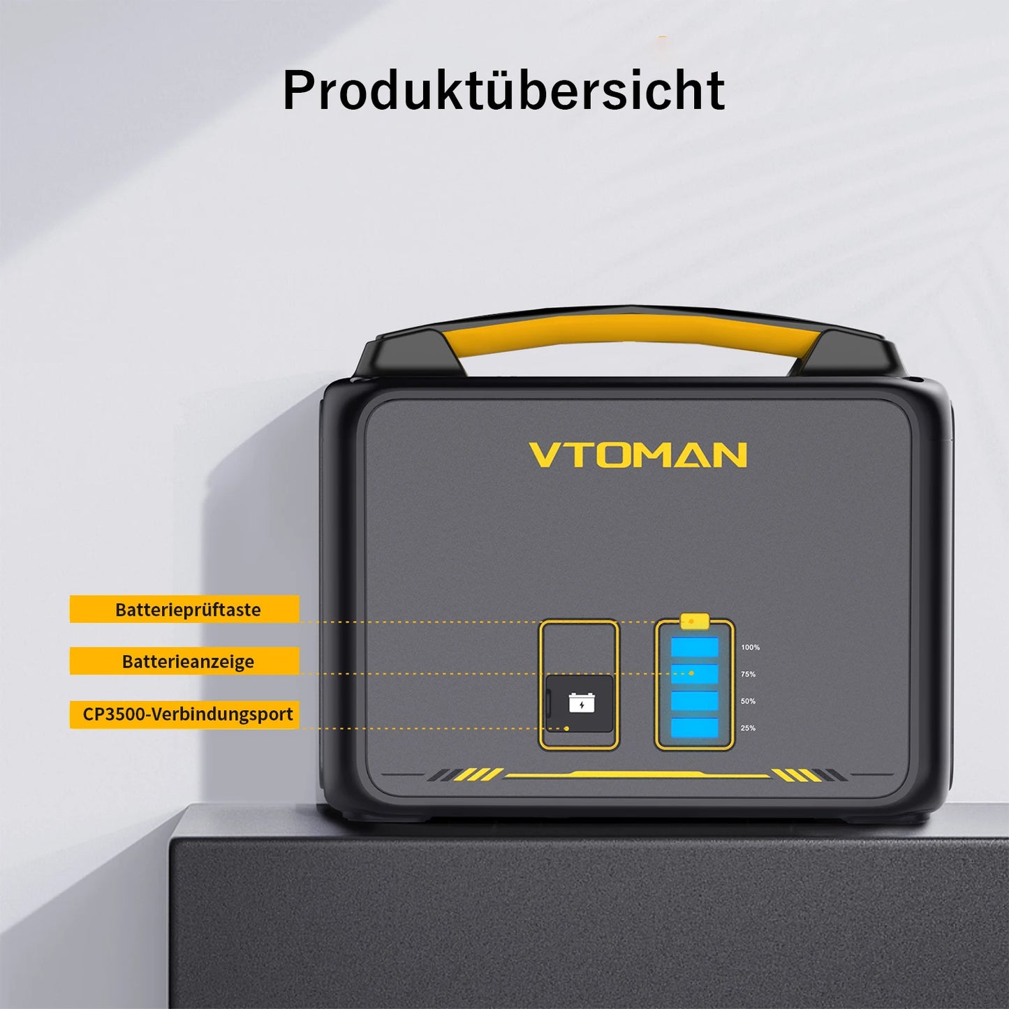VTOMAN 600W Extra Battery 640Wh for VTOMAN JUMP600X Power Station Backup LiFePO4 Home Outdoor Camping