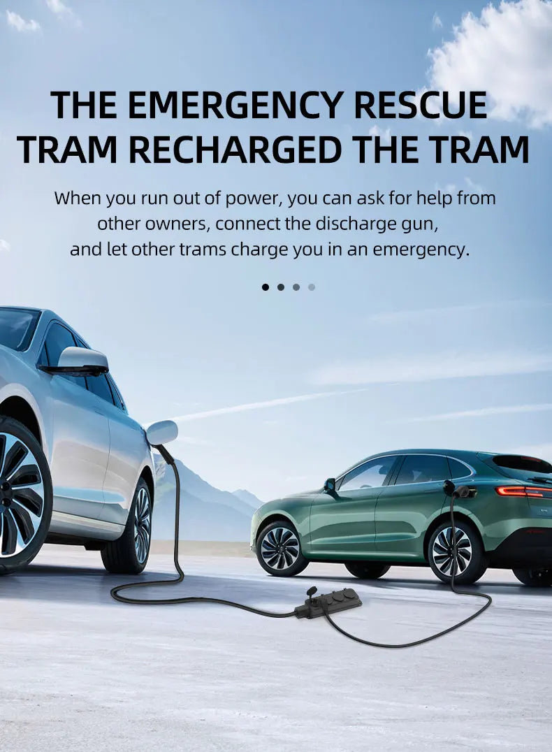 Outdoor Electricity V2L Discharger GBT 4KW EV Discharger EU socket For BYD MG Geely Jaecoo ZEEKR XPENG Renault NAMMI EU