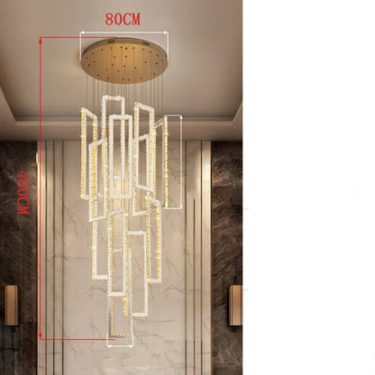 Modern home decoration salon lamps for living room smart crystal Pendant lights dining room indoor lighting