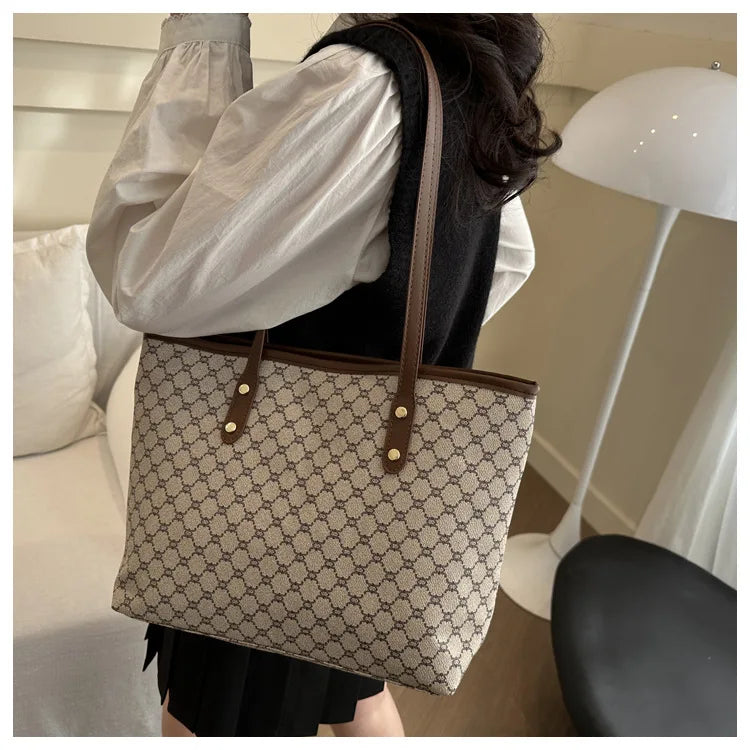 Fashionable Retro Versatile Tote Bag for Women Luxury Designer Bags Purse and Handbags Women Shoulder Bag Shopping Bags Сумка