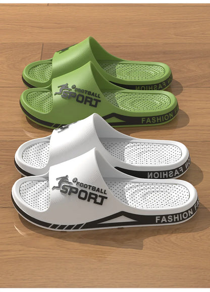 Fashion Men's Sandals Summer EVA Comfortable Anti-Slip Soft Soles House Slippers for Indoor Outdoor Wear Breathable Shower Slide